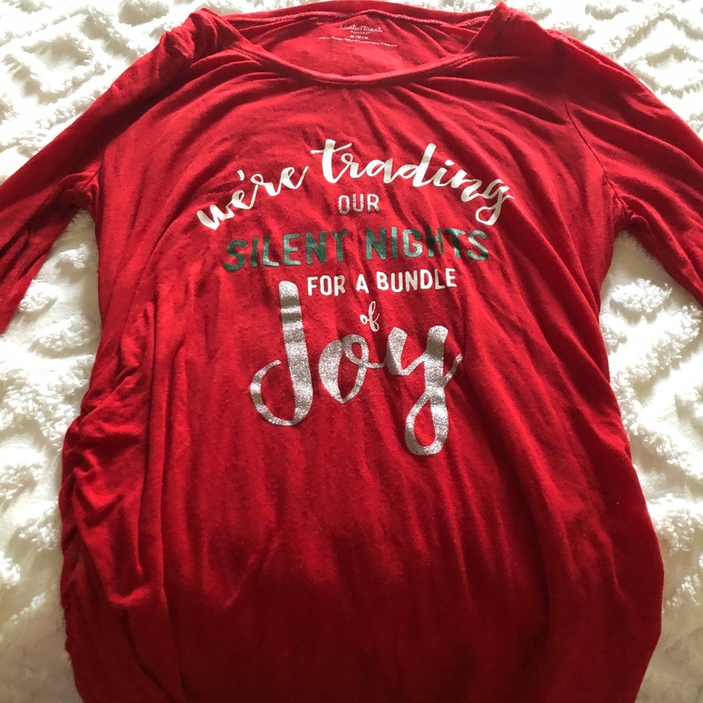 Holiday Maternity Shirt